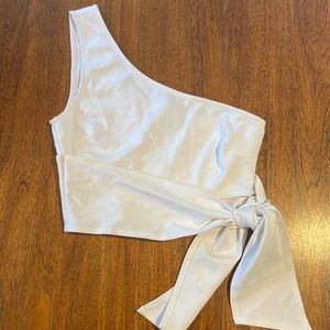 UO One Shoulder Tie Top